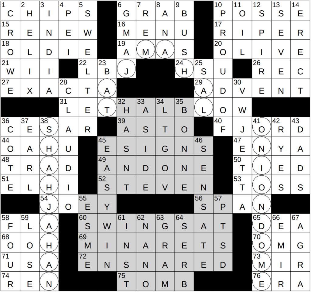 0816 23 NY Times Crossword 16 Aug 23 Wednesday NYXCrossword