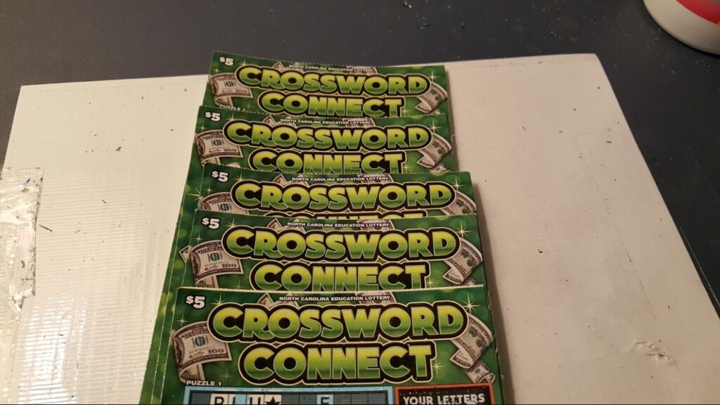  150 000 Crossword Connect Scratchers Last Game Of Five 5 Scratchers 