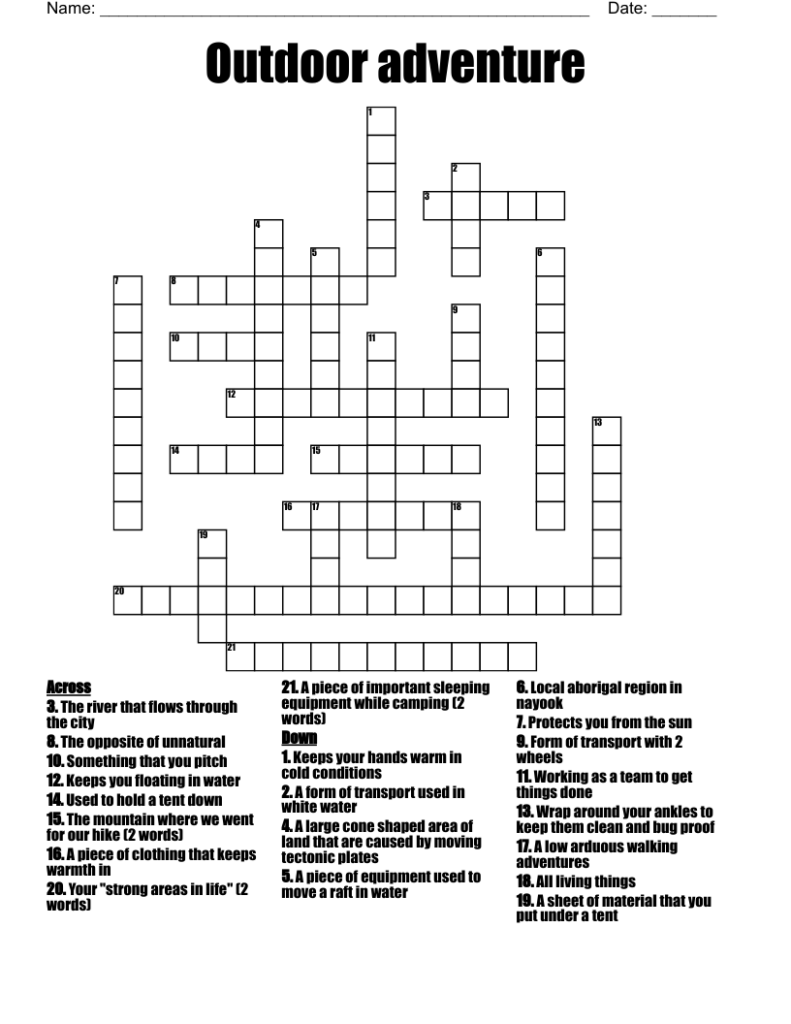 50 Best Ideas For Coloring Mountain Path Crossword