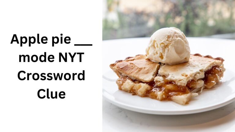 Apple Pie Mode NYT Crossword Clue