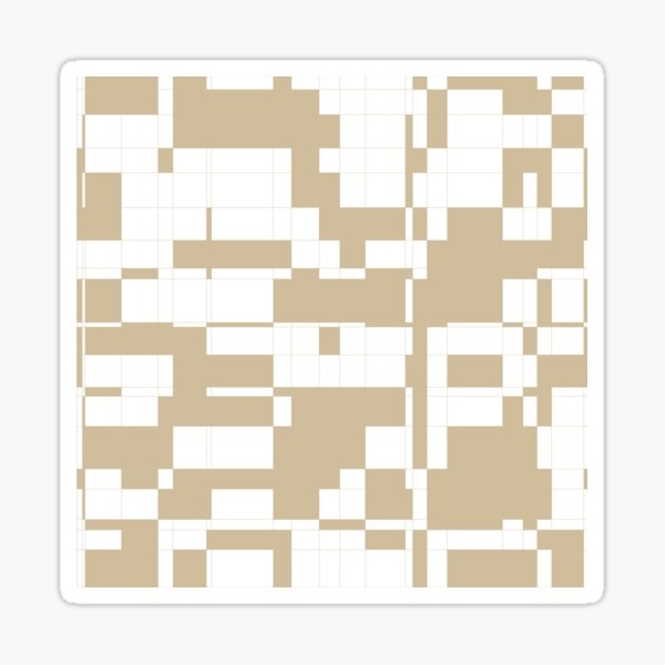  Beige Crossword Puzzle Beautiful Interior Design Sticker For Sale 