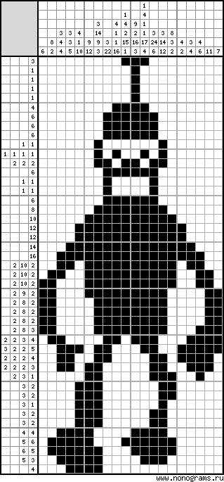 Black White Japanese Crossword Bender Futurama 