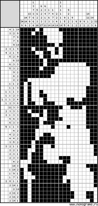 Black White Japanese Crossword Venus De Milo 