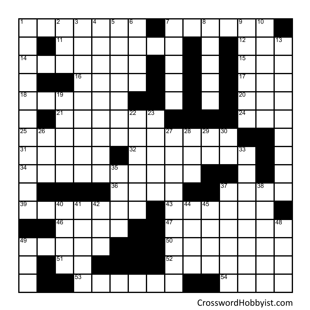 Cats Crossword Crossword Puzzle