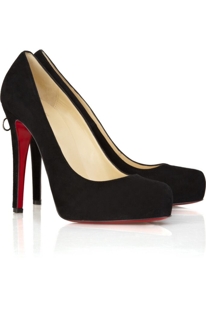 CHRISTIAN LOUBOUTIN ROLANDZIP 120MM BLACK SUEDE Reed Fashion Blog