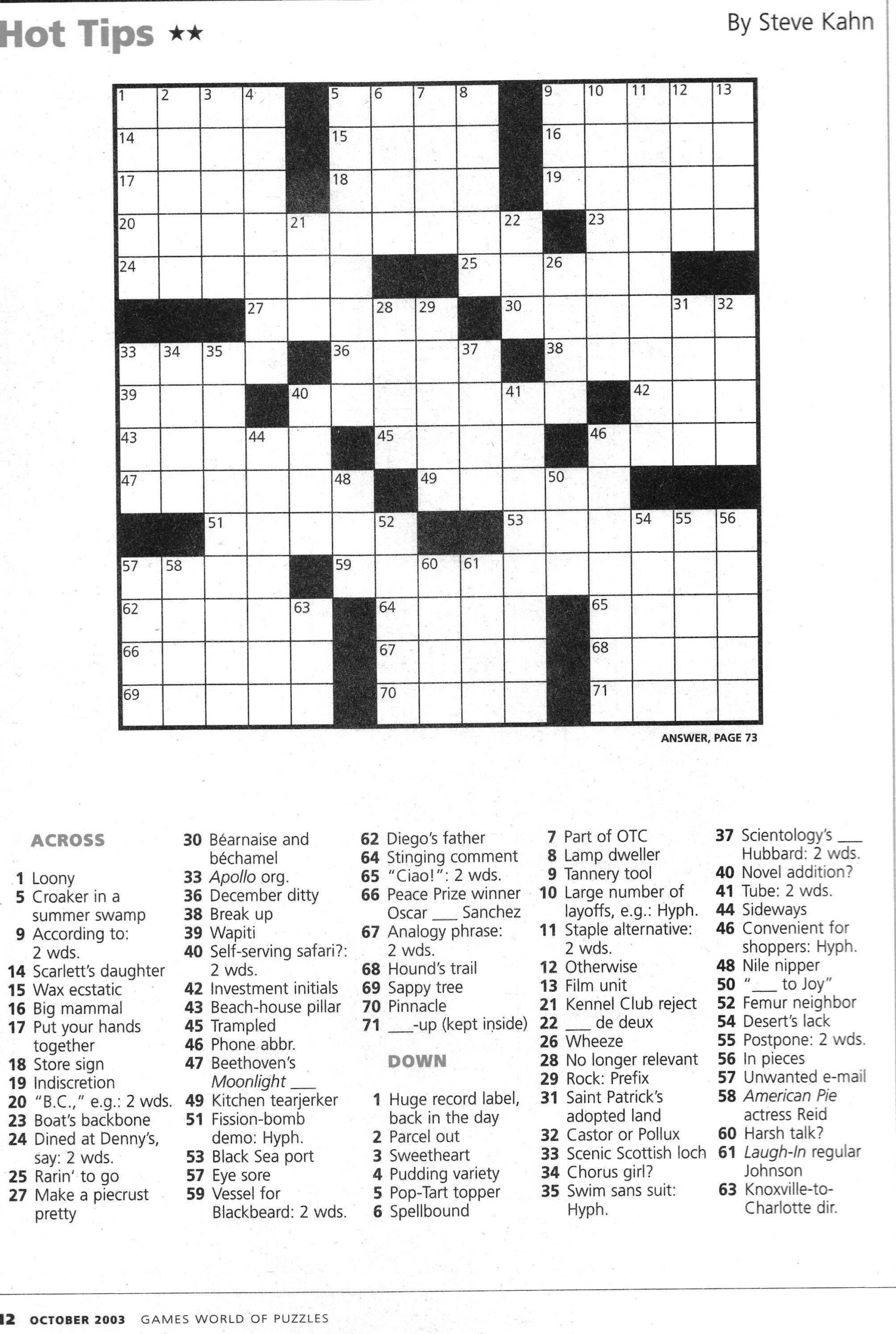 Crossword Clue For Picture Puzzle