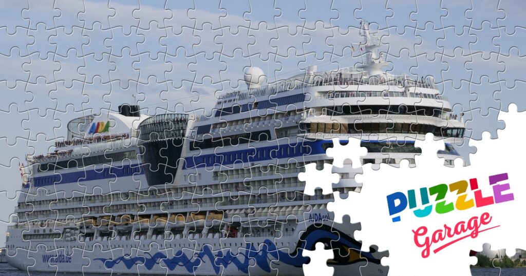 Cruise Ship Aida Sol Jigsaw Puzzle Technics Ships Puzzle Garage