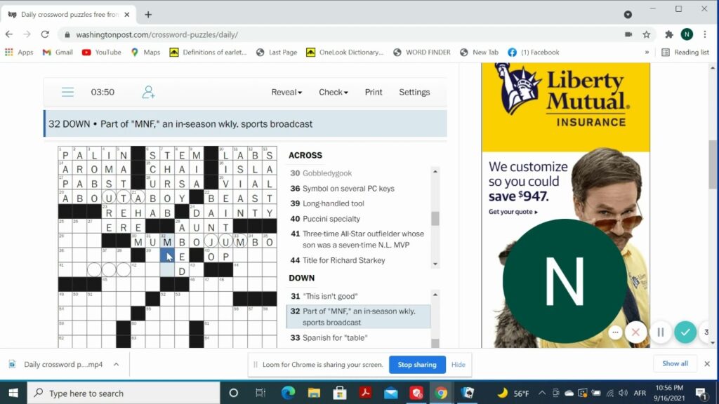 Daily Crossword Puzzles Free From The Washington Post The Washington 