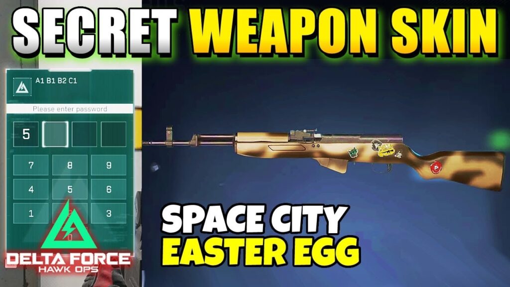 Delta Force Space City Easter Egg Keypad Puzzle Unlock Secret Weapon 