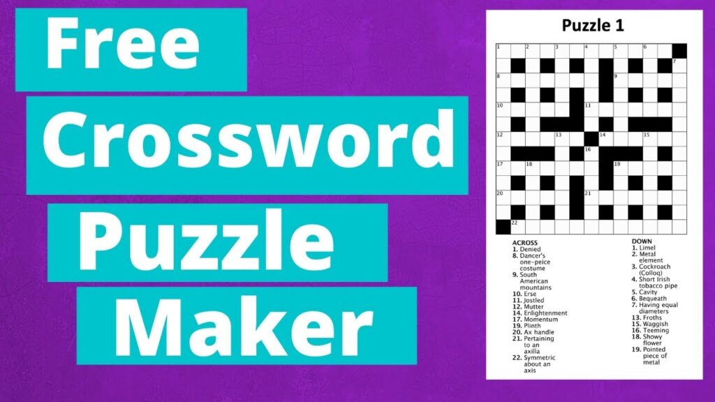 Digital Crossword Puzzle Maker