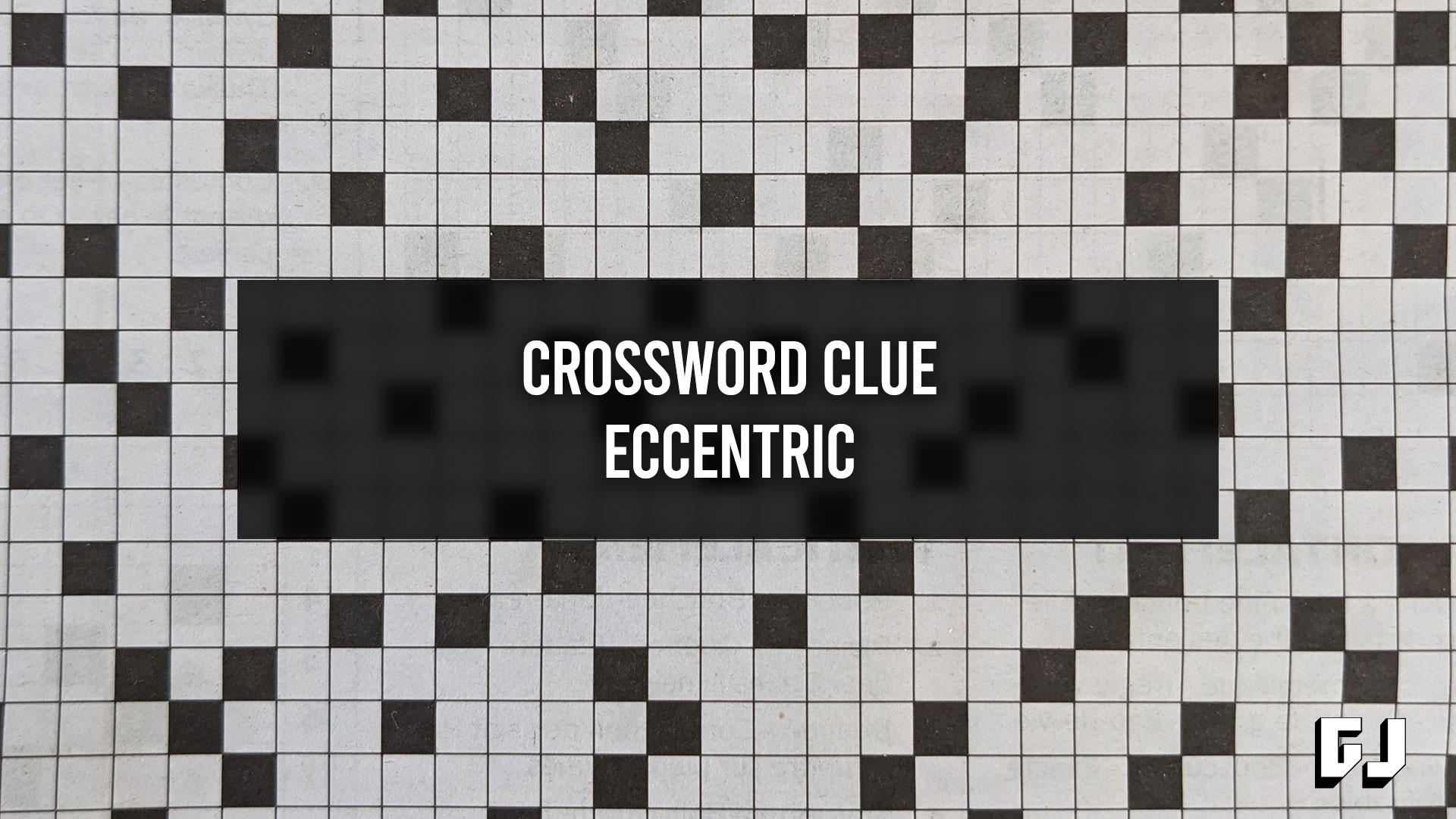 Eccentric Crossword Clue Gamer Journalist