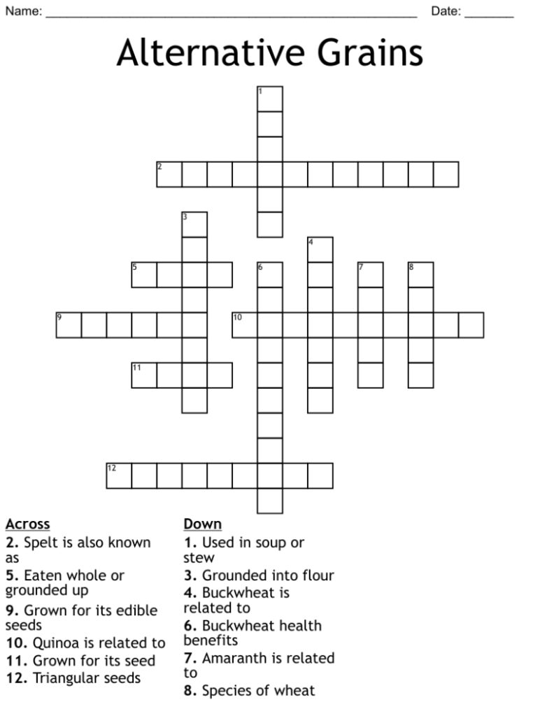 Edible Seed Crossword Clue 6 Letters Caipm