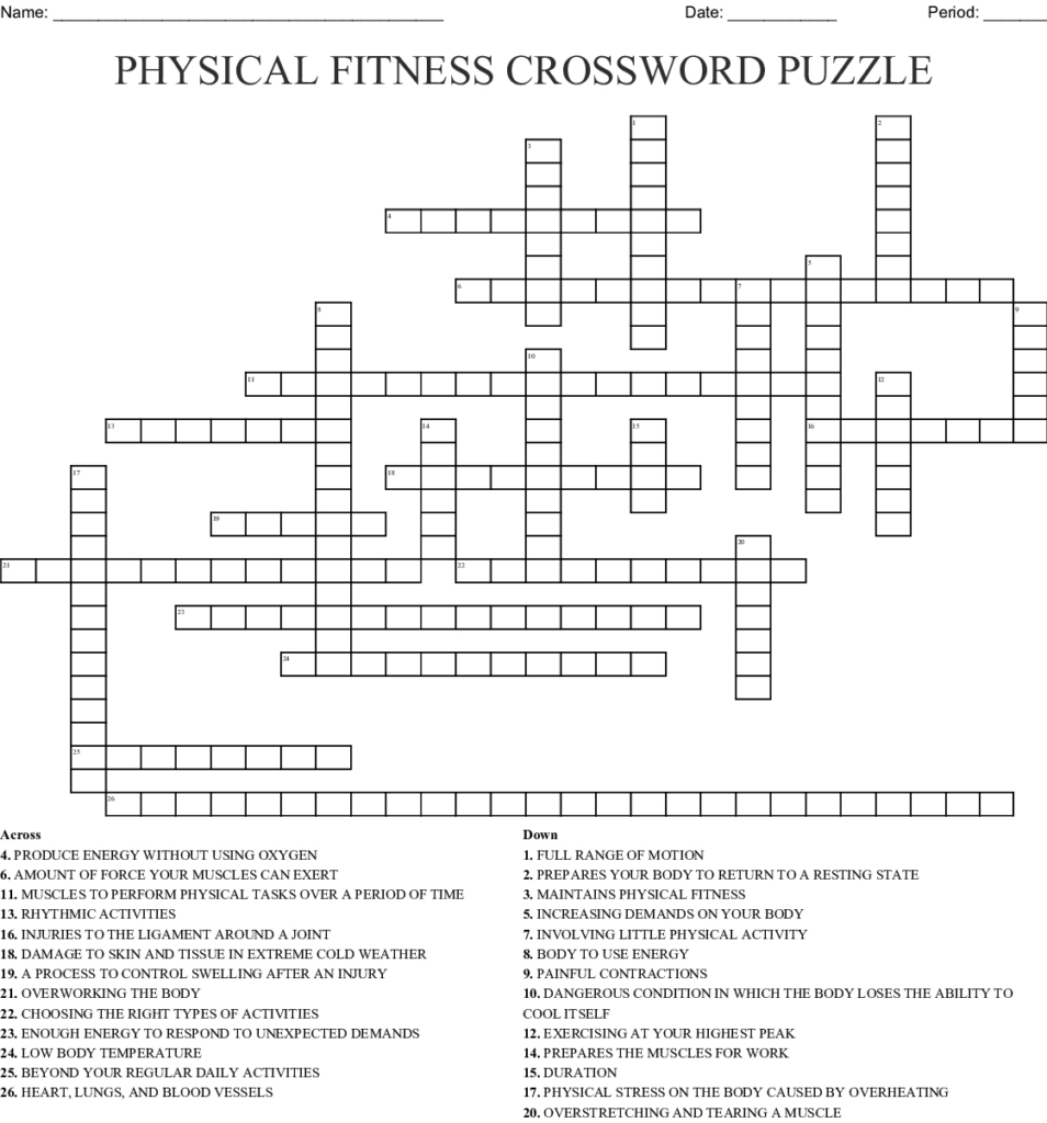 Education Crossword Puzzle