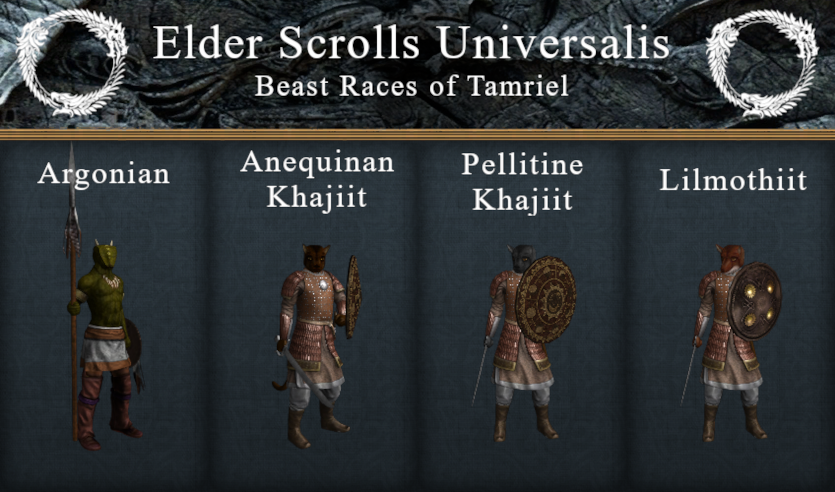 Elder Scrolls Universalis The Beast Races Of Tamriel R EU4mods