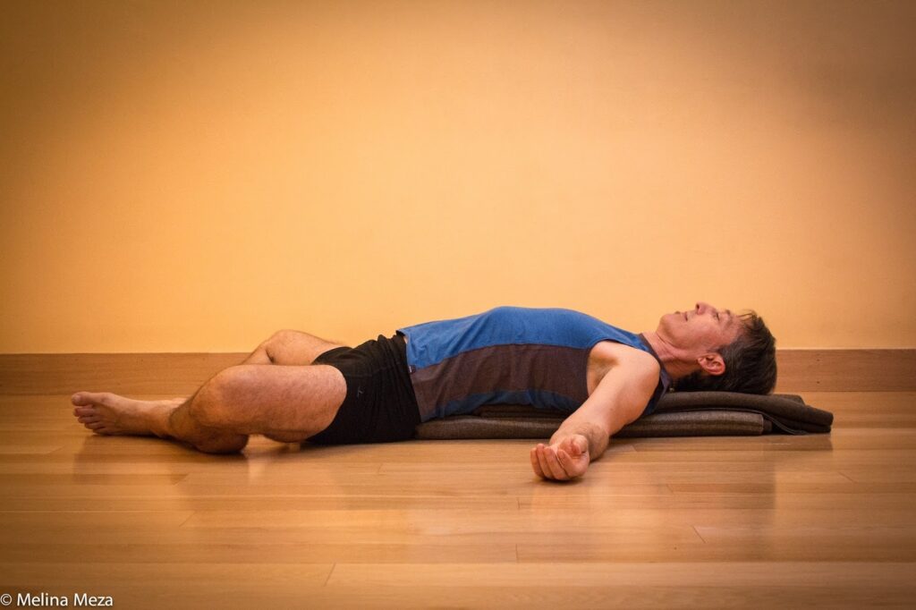 Featured Pose Reclined Cobbler s Pose Supta Baddha Konasana 