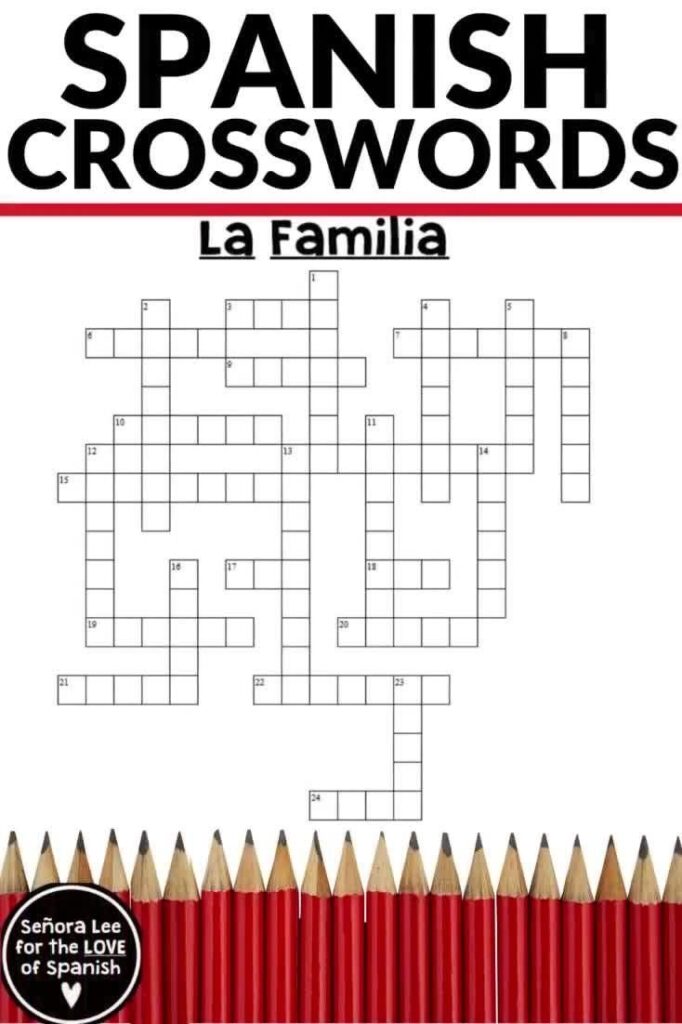 Free Printable Spanish Crossword Puzzles