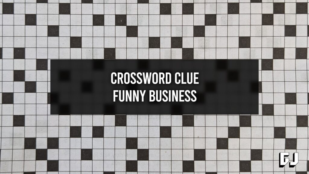 Funny Business Crossword Clue Gamer Journalist