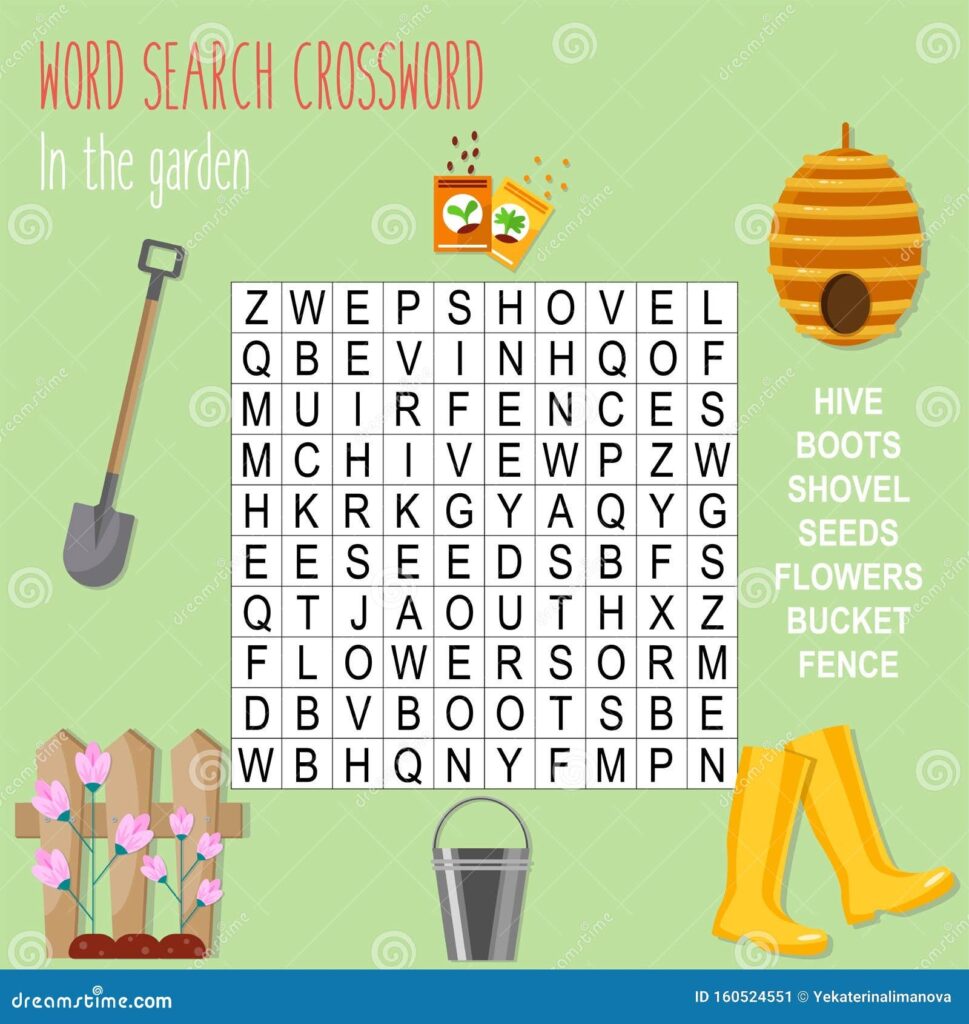 Gardening Crossword Puzzle At Carolyn Prescott Blog