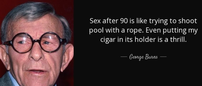 George Burns NYT Crossword Clue Sex After 90 Is Like Trying To Shoot 