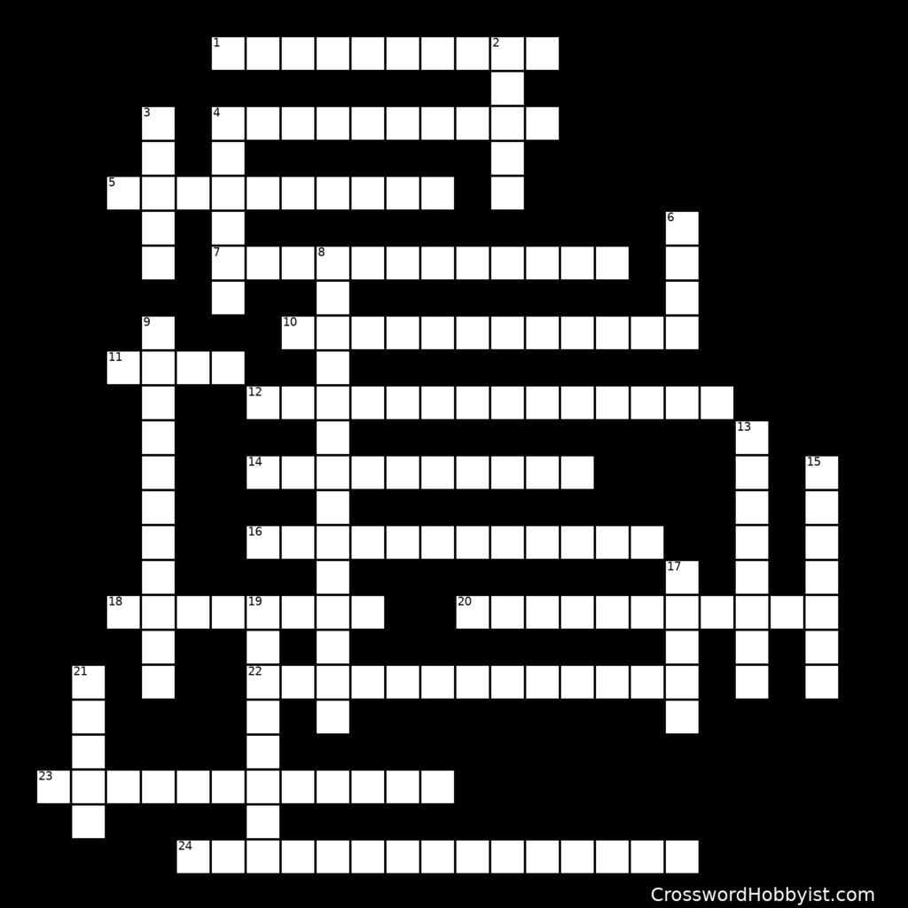 GI Crossword Crossword Puzzle