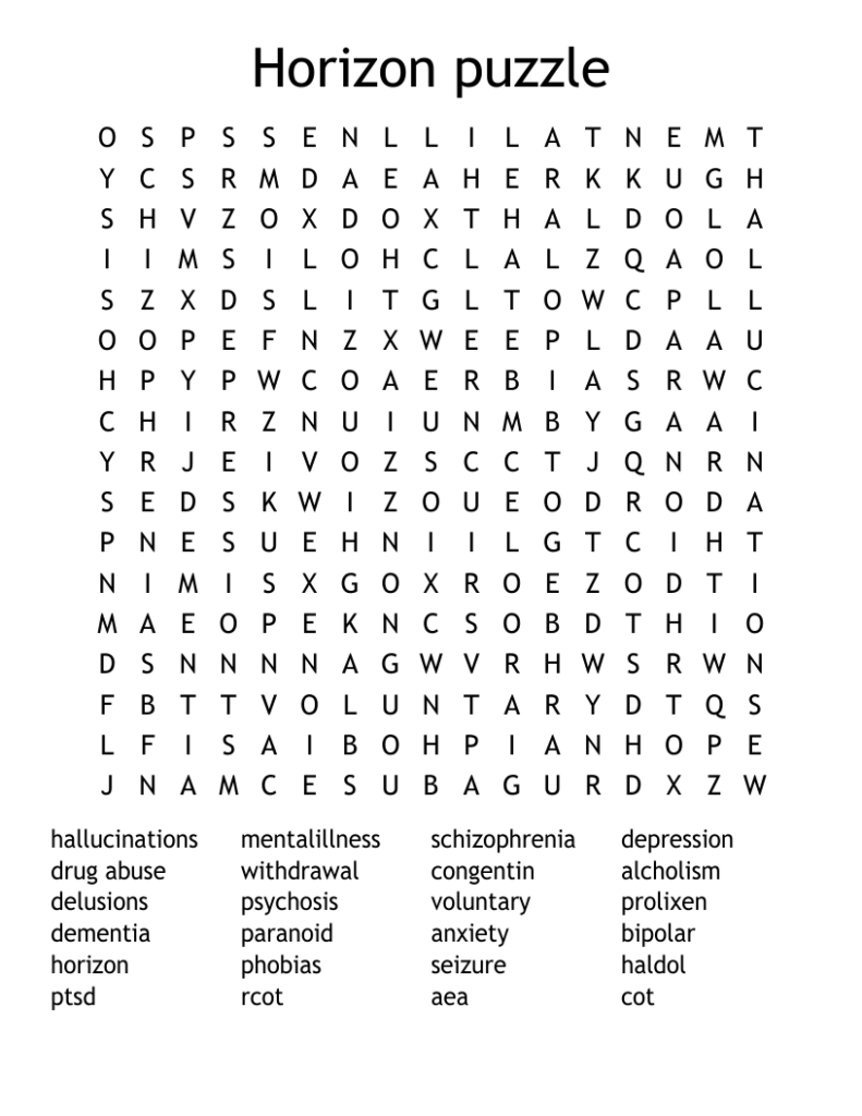 Horizon Puzzle Word Search WordMint