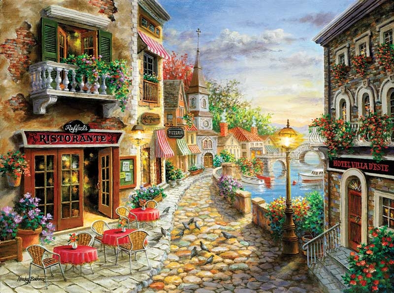 Hotel Villa D Este 1000 Pieces SunsOut Puzzle Warehouse