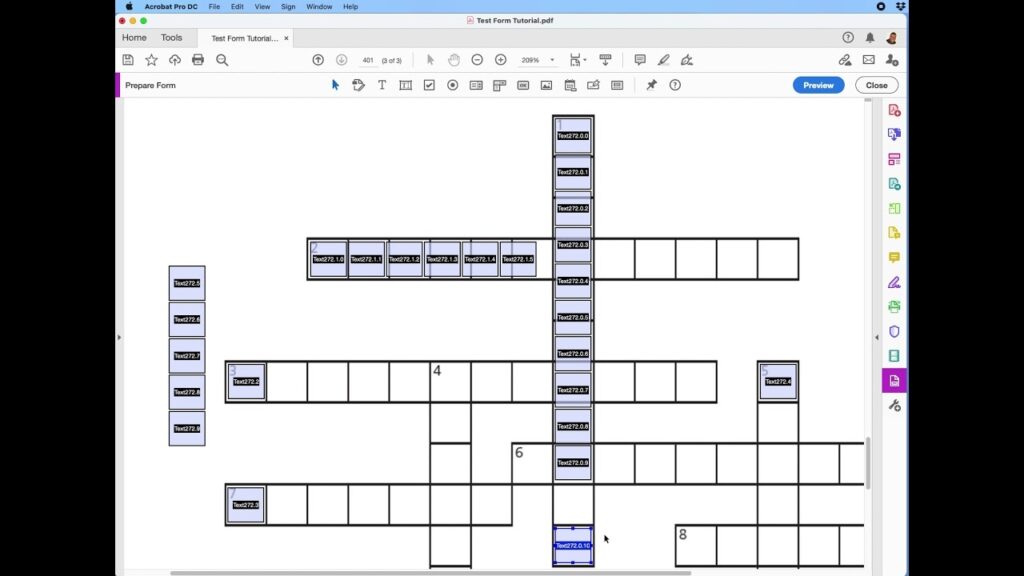 How To Create An Interactive Crossword Puzzle In Acrobat Pro YouTube