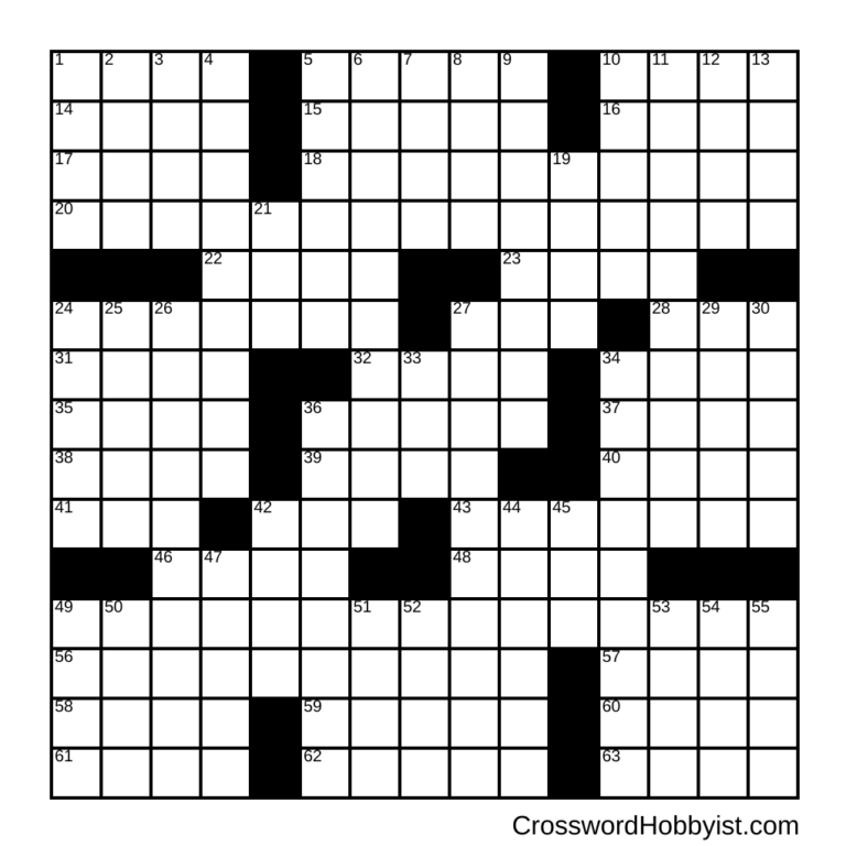 It s About Time Crossword Puzzle