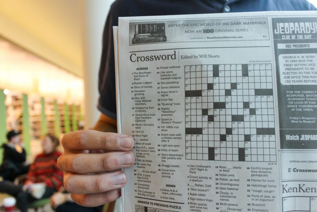 Jezebel And Gawker In The NYT Crossword Kitozeen