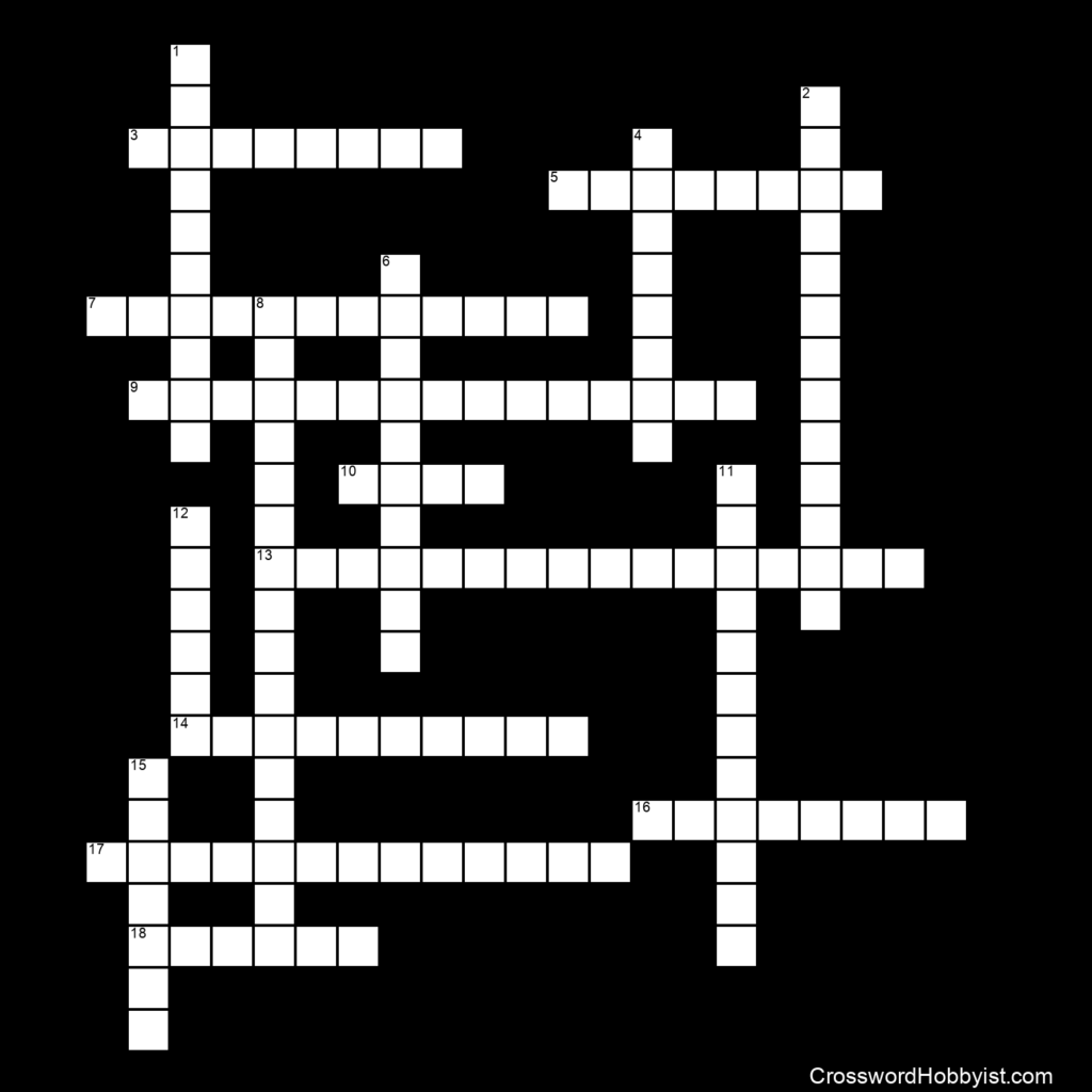 KIN 101 Assignment 4 Crossword Puzzle