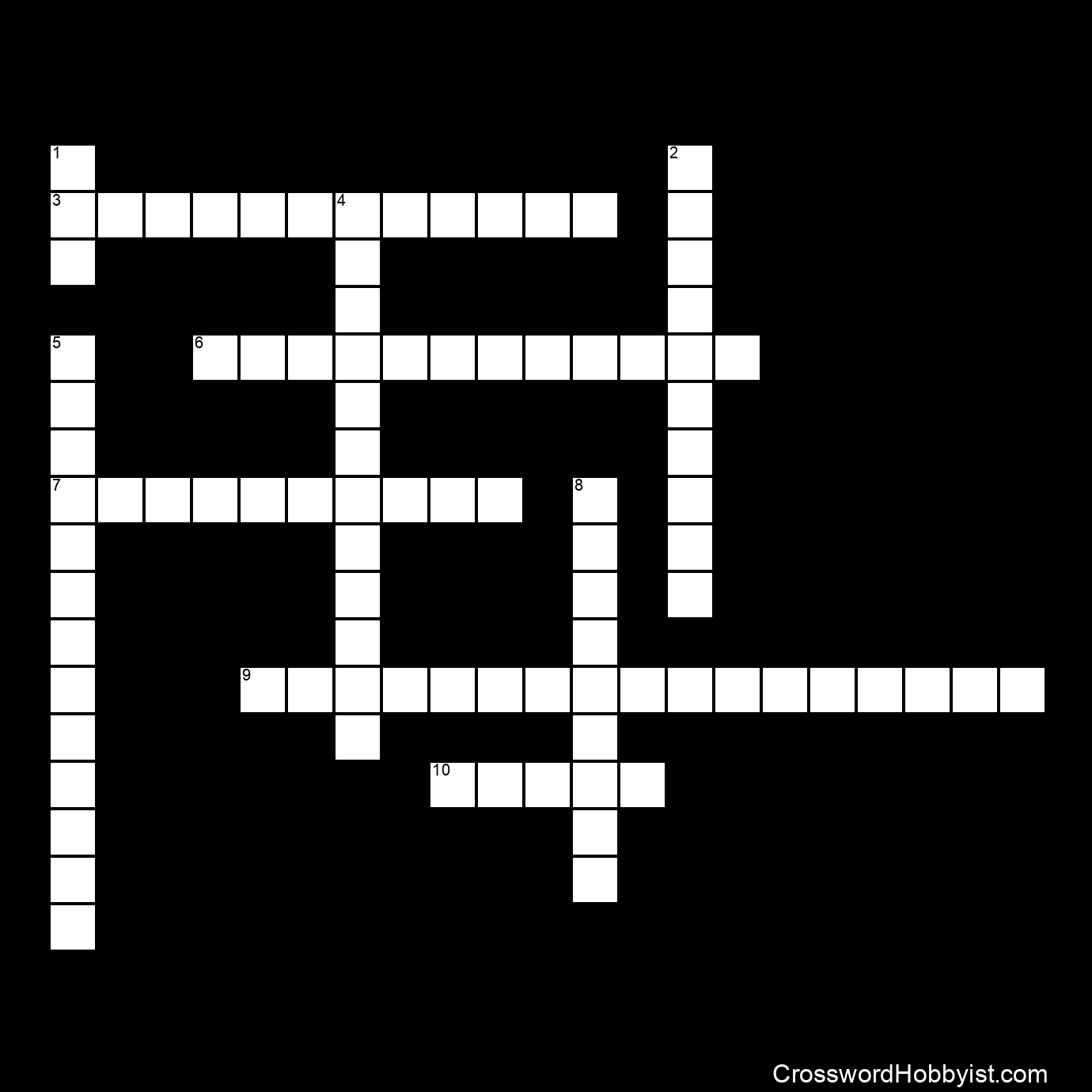 LAND USE CROSSWORD PUZZLE Crossword Puzzle