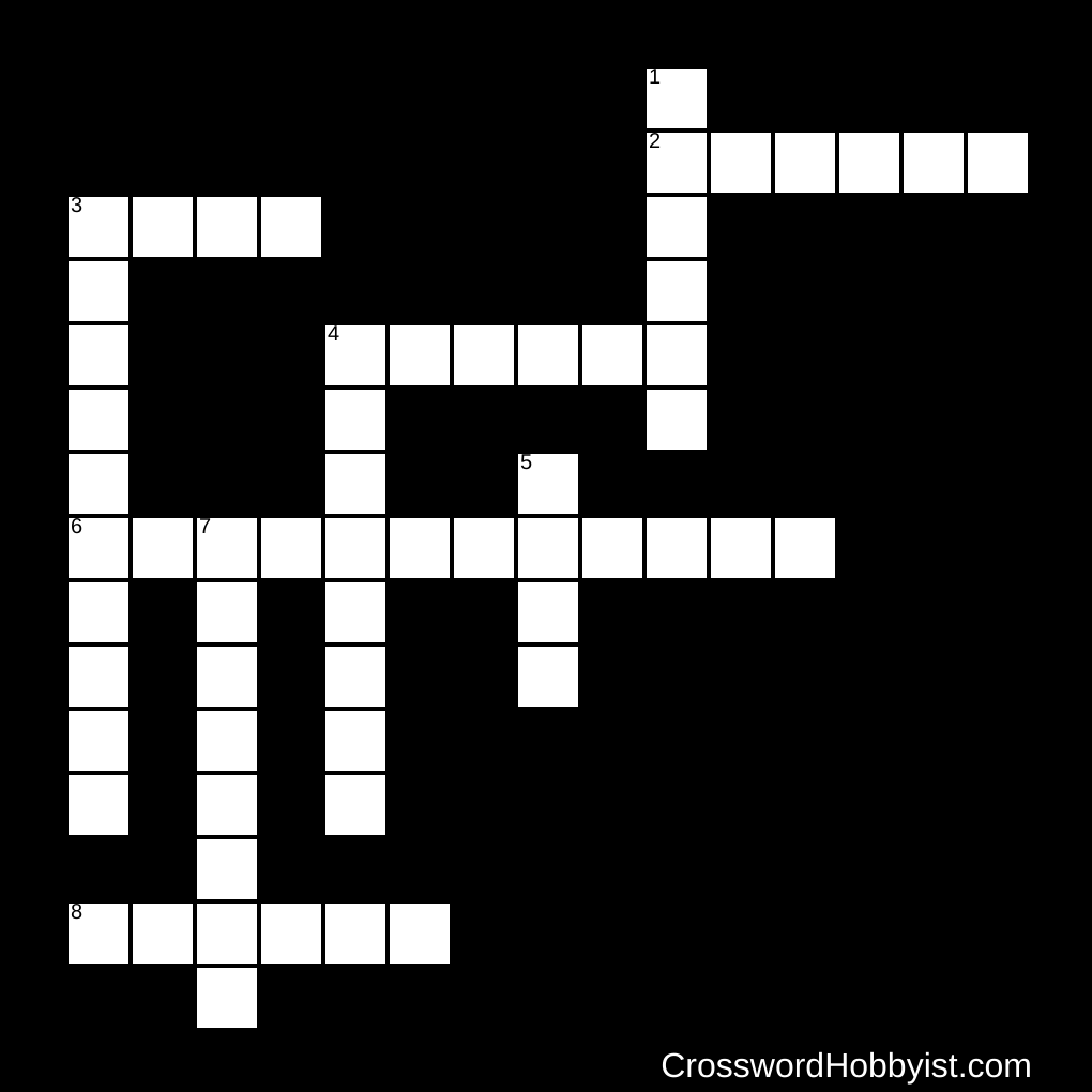 Langston Hughes Crossword Puzzle