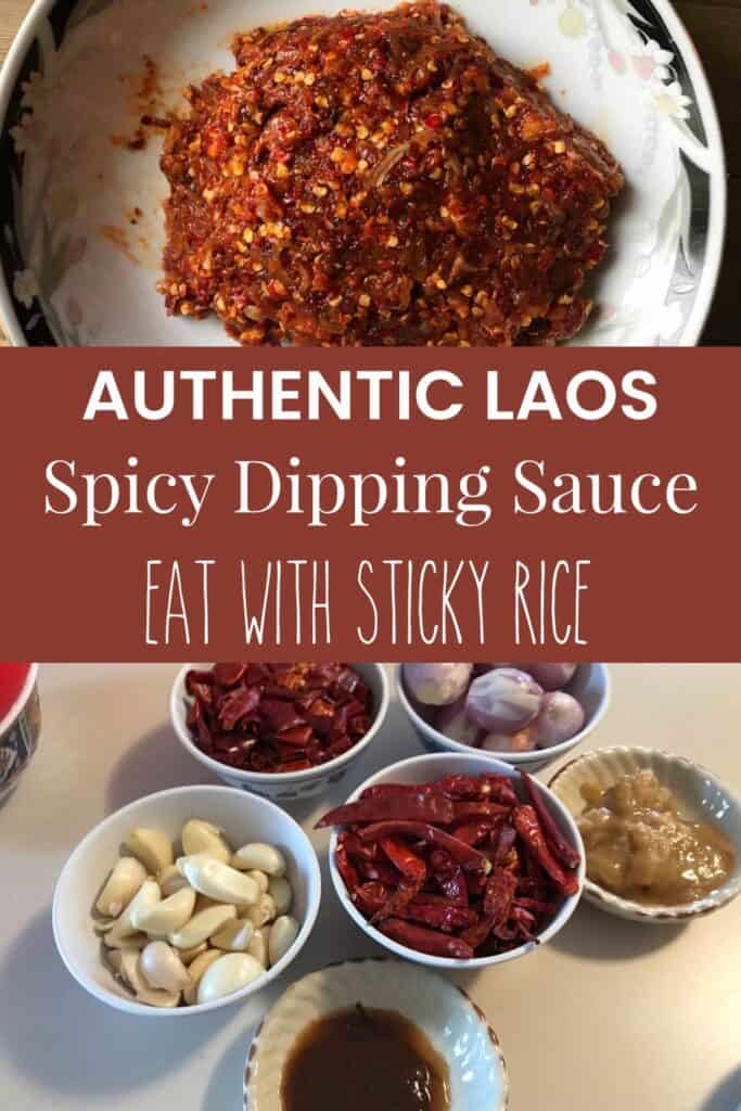 Lao Jeow Bong Chili Paste Dipping Salsa