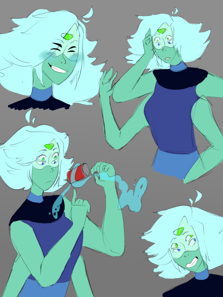 Lapis Peridot Fusion Galactic Flow Illustrations ART Street