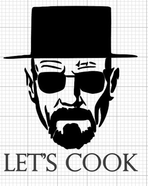 Lets Cook Walter White Vinyl Decal Etsy