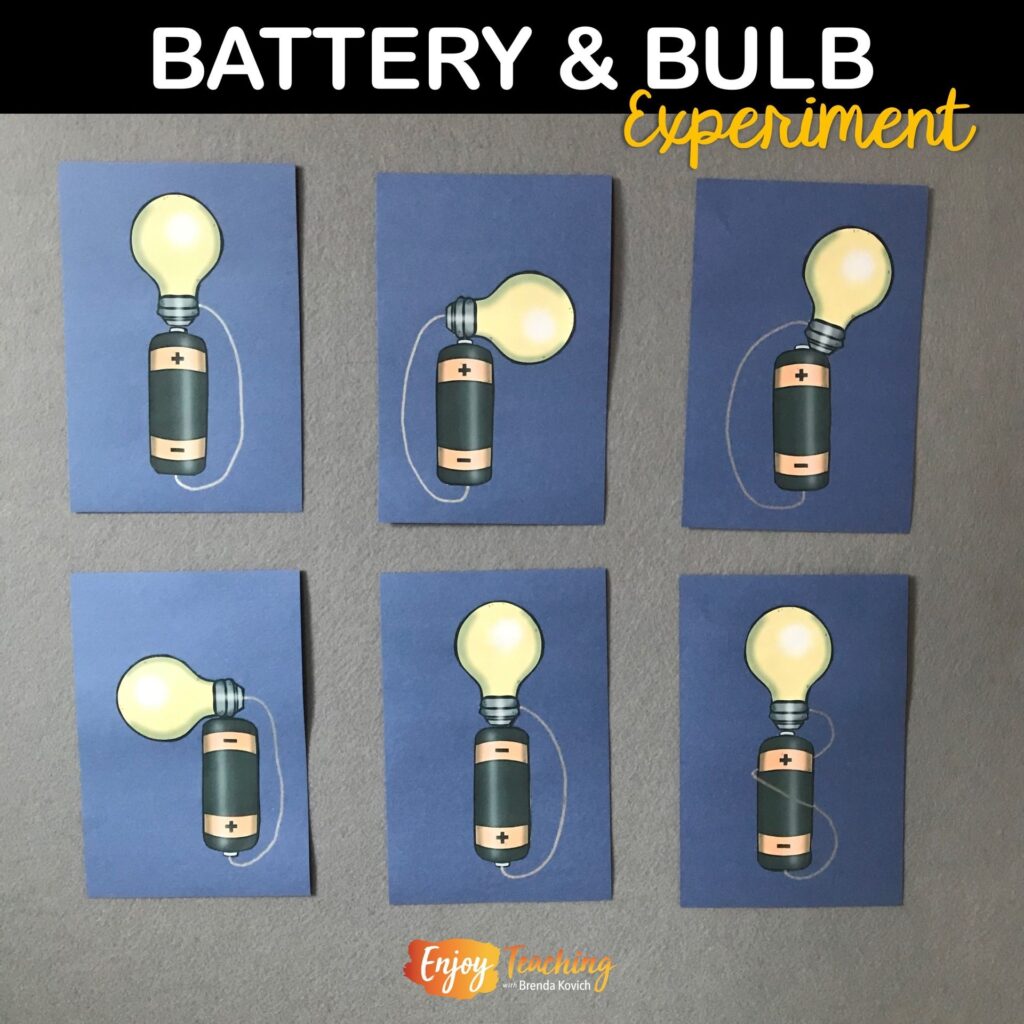 Light Bulb And Battery Experiment