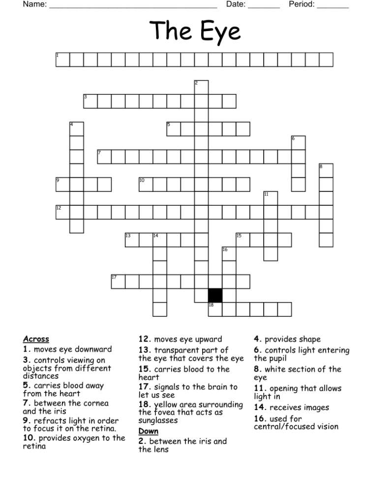 Light Crossword WordMint