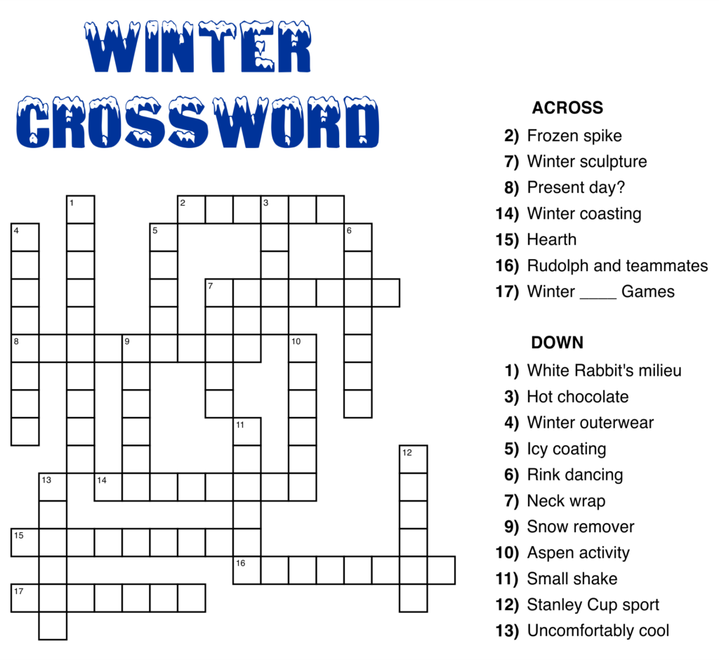 Make Your Own Crossword Free