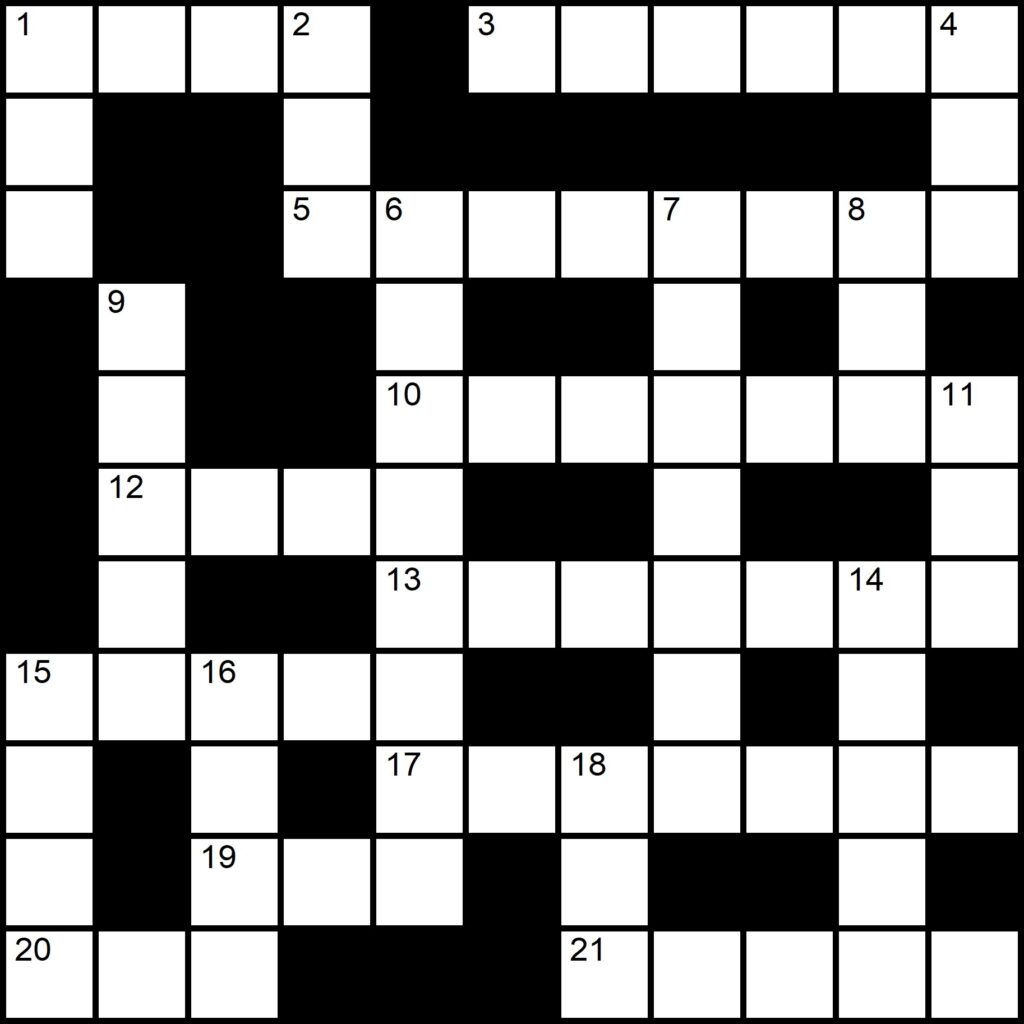 Make Your Own Crossword Free Printable