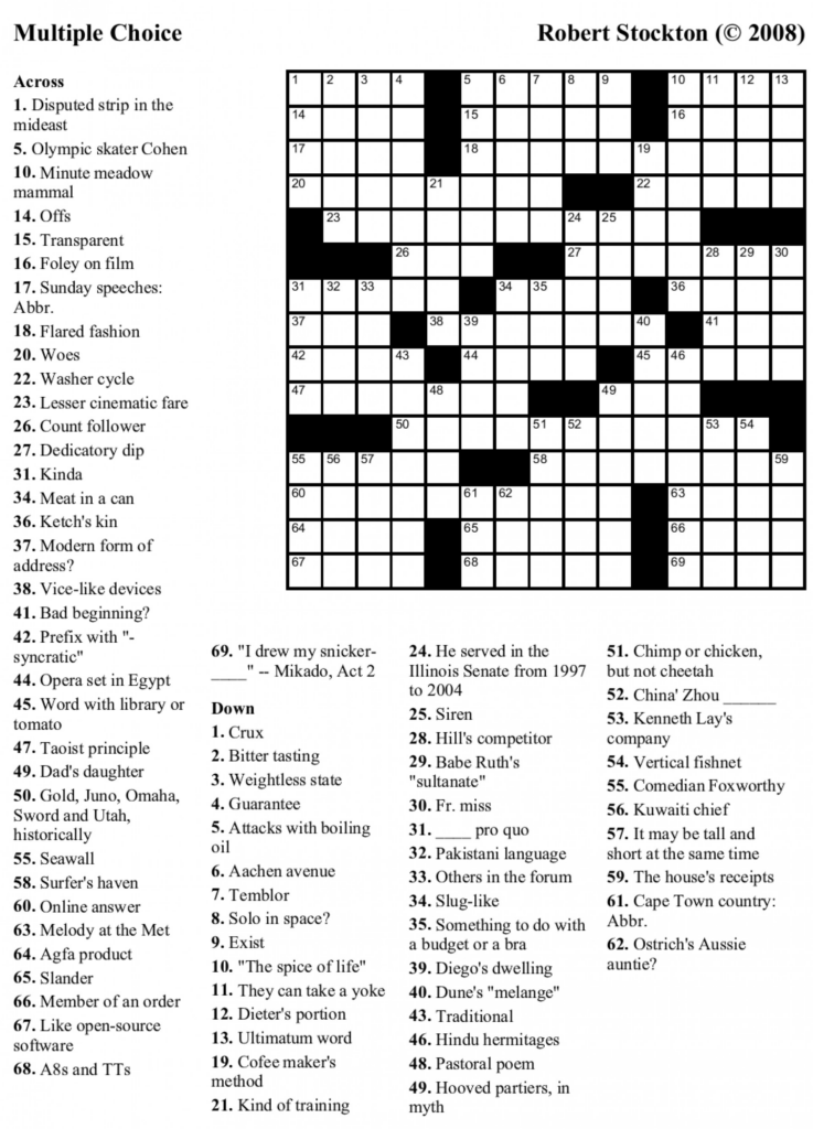 Mastering The Art Of Generating Crossword Clues