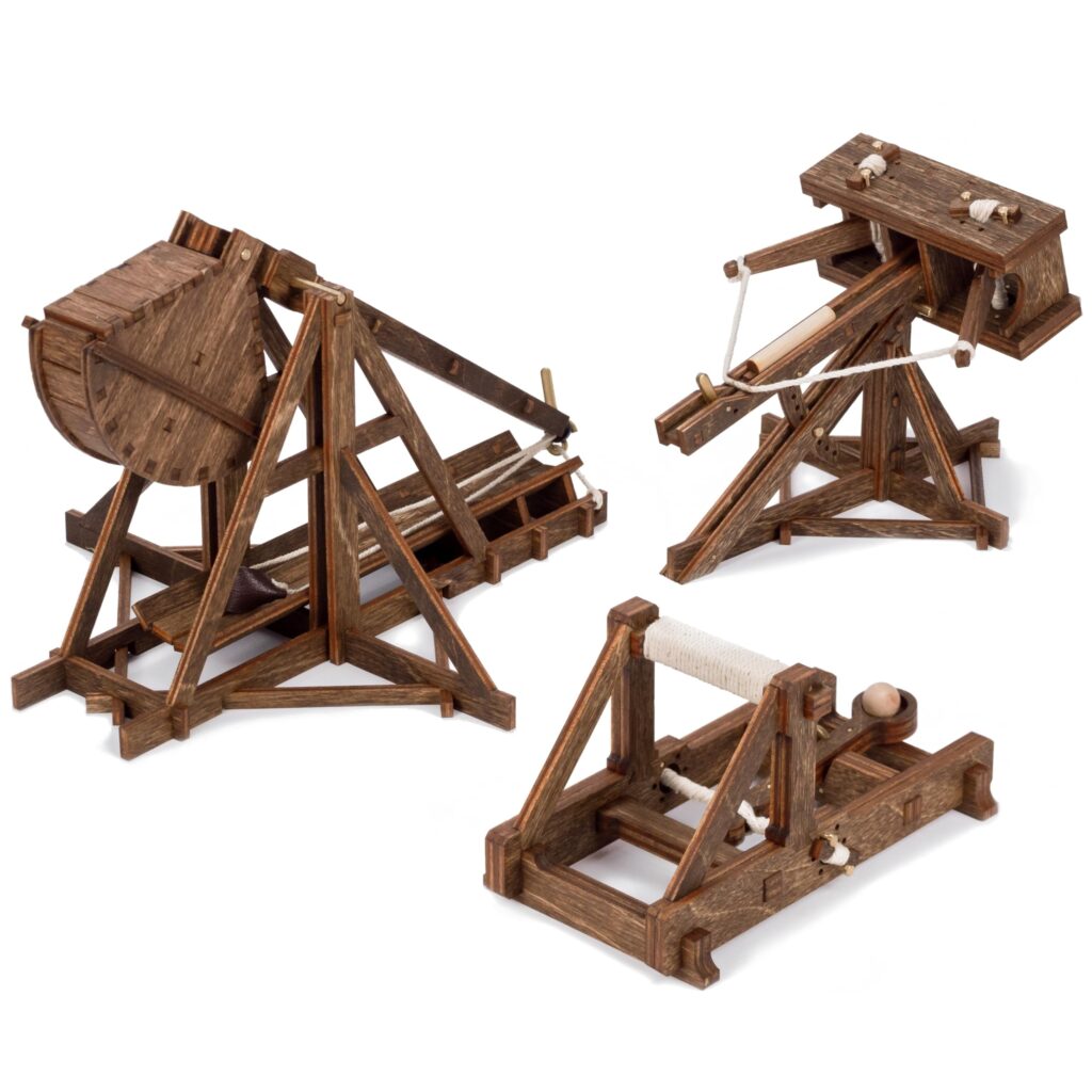 Medieval Kits Basic AIF4 Siege Bundle Trebuchet Catapult And 