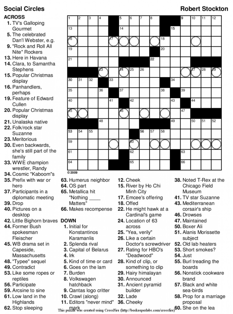 Merl Reagles Sunday Crossword Free Printable Freeprintabletmcom Merl 