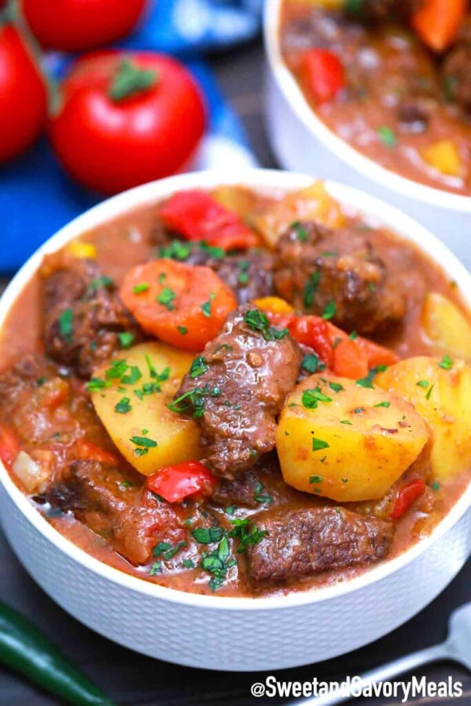 Mexican Beef Stew Recipe Video Sweet And Savory Meals