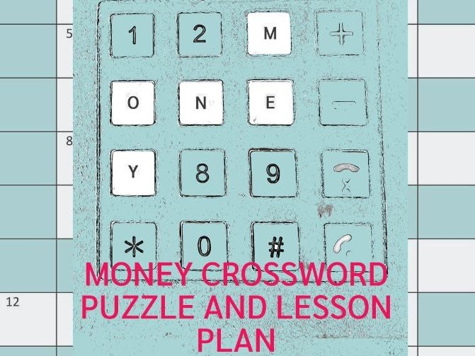 Money Crossword Puzzle And Lesson Plan US Teaching Resources