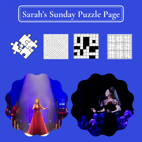 NEW Sarah s Sunday Puzzle Page The HYMN IN CONCERT Crossword Sarah 