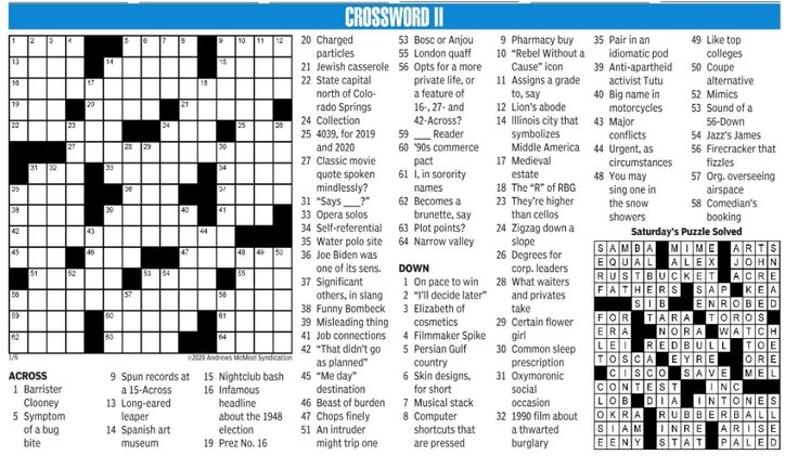 NY Daily News Daily News Daily Crossword