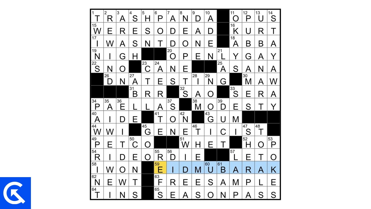 NYT Crossword Answers Today January 20 2024