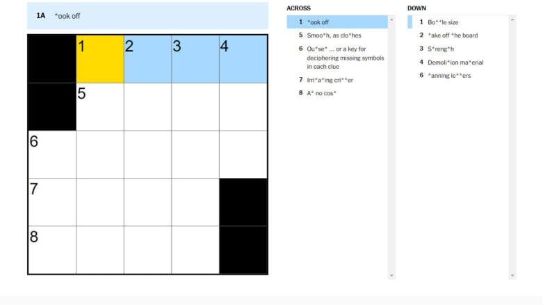 NYT Crossword Asterisks What They Mean Try Hard Guides