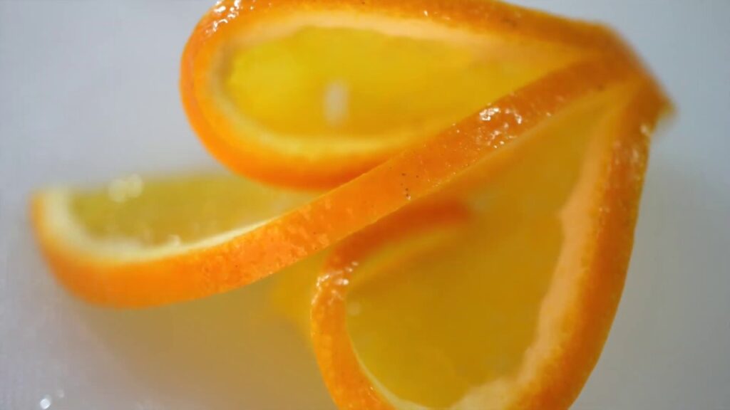 Orange Carving Garnish By Sushi Chef How To Garnish Orange 