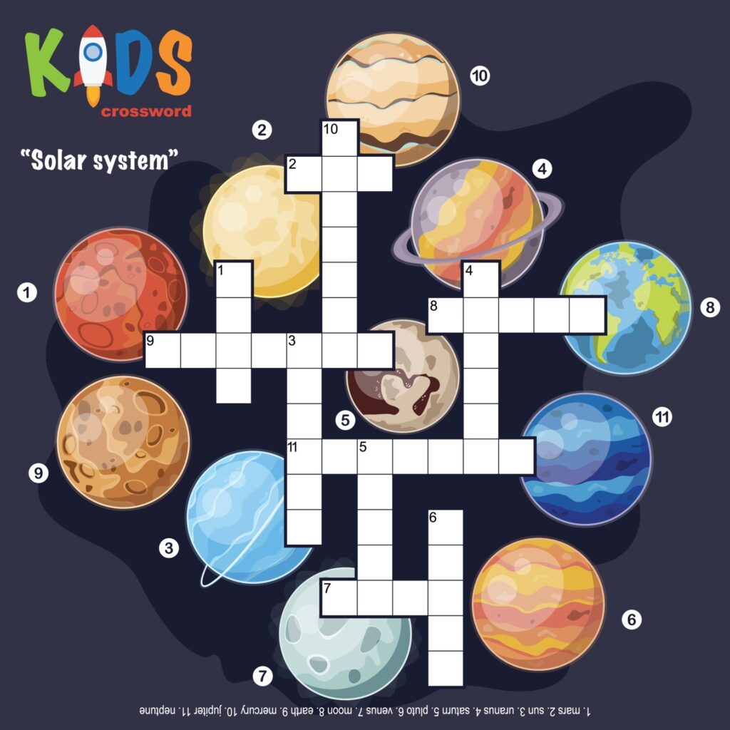 Our Solar System Crossword Puzzle